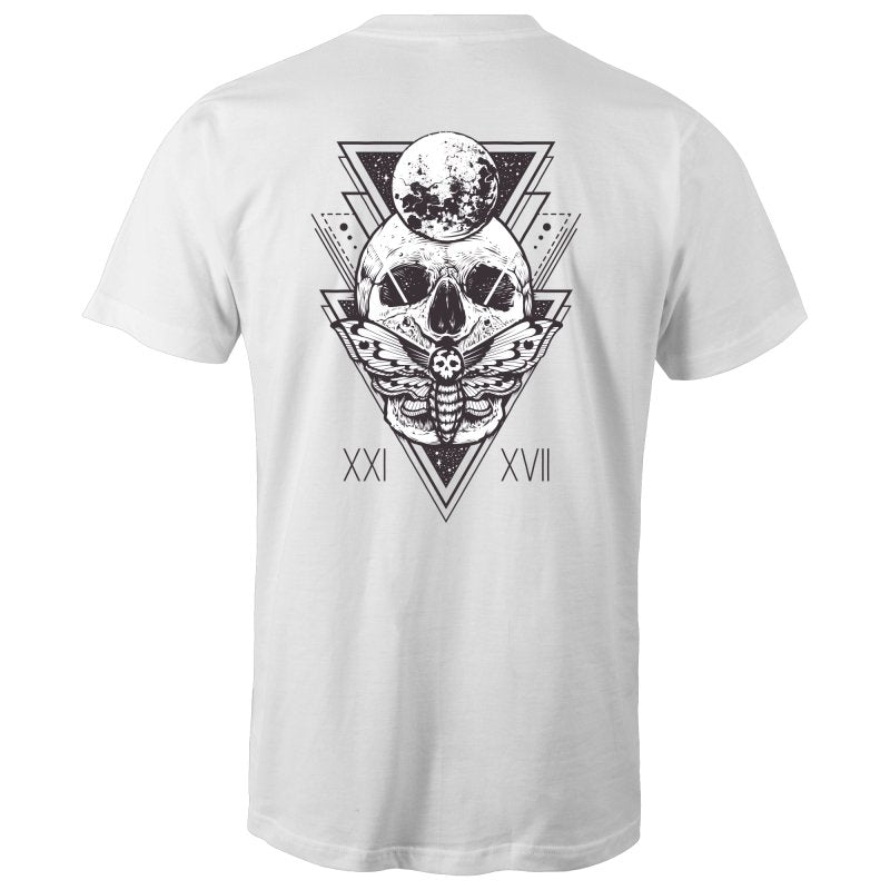 Men's Skull And Moth Graphic Tee