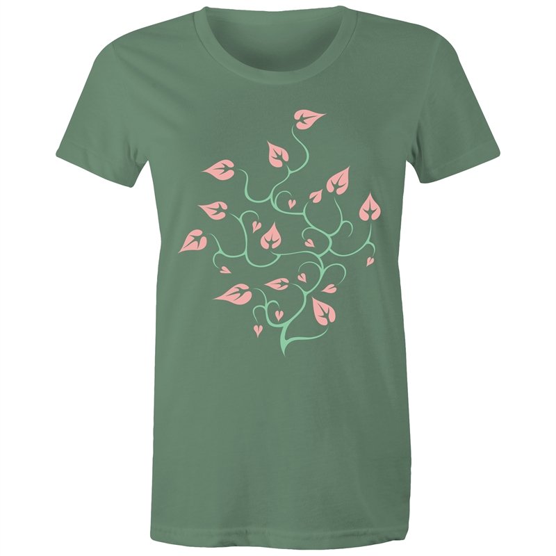 Women's Floral Plant T-shirt