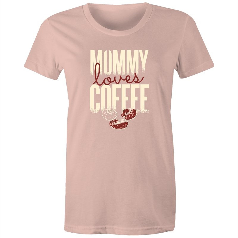 Women's Mummy Loves Coffee T-shirt