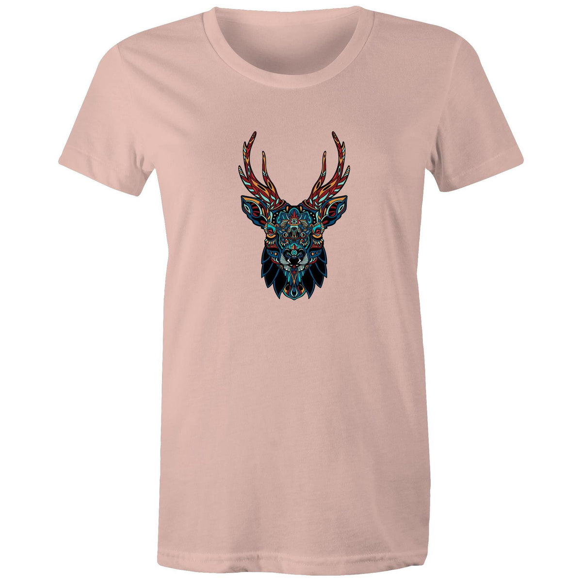 Women's Mandala Moose T-shirt