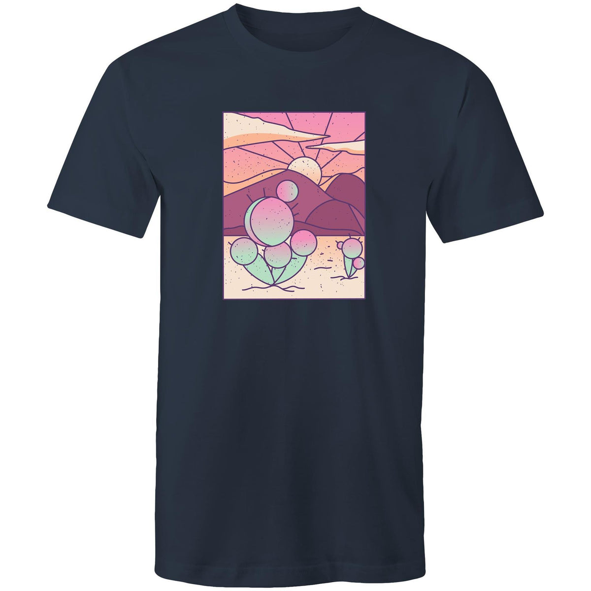 Men's Desert Landscape Art T-shirt