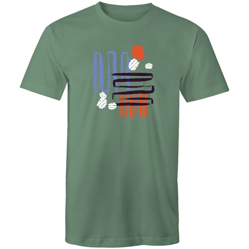 Men's Featured Abstract Stroke T-shirt