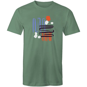 Men's Featured Abstract Stroke T-shirt