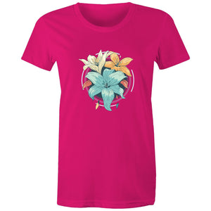 Women's Lily Flowers T-shirt