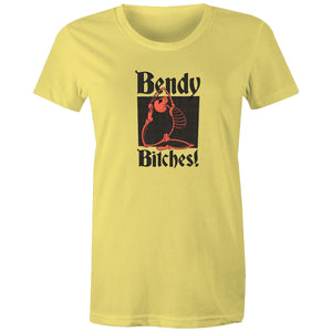 Women's Bendy Bitches Yoga T-shirt