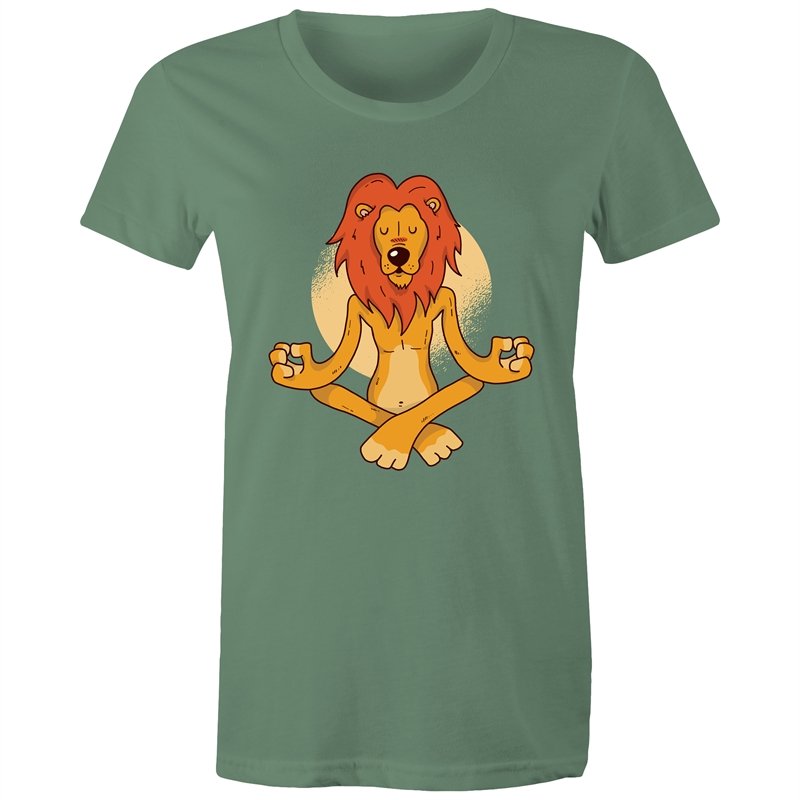 Women's Meditating Lion T-shirt