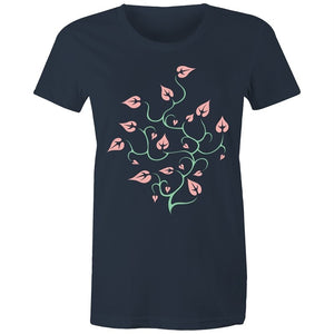 Women's Floral Plant T-shirt