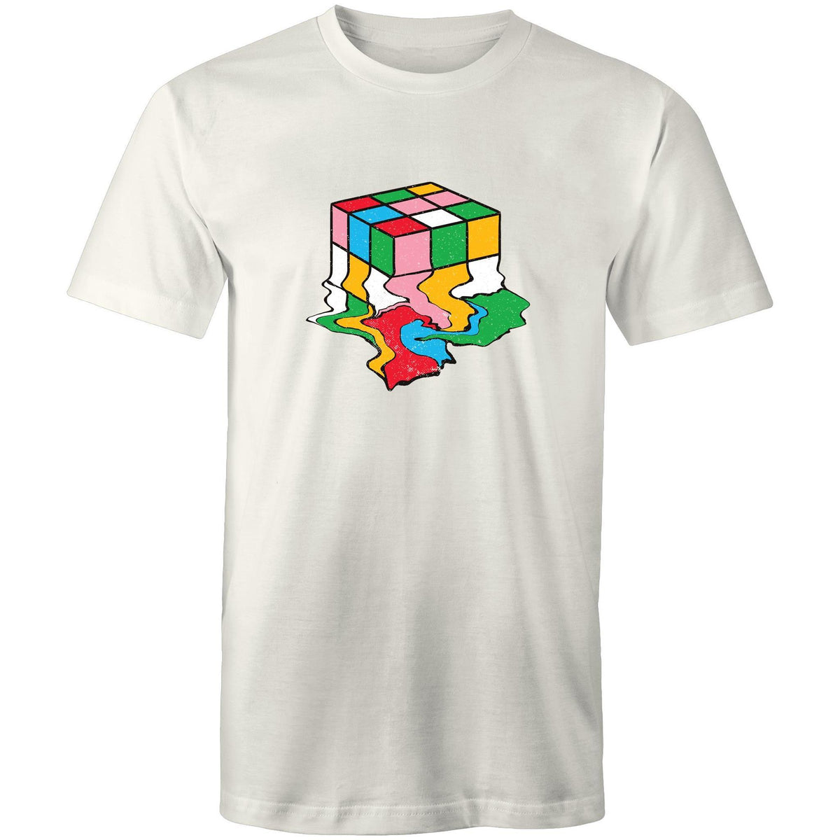 Men's Melting Rubiks Cube T-shirt