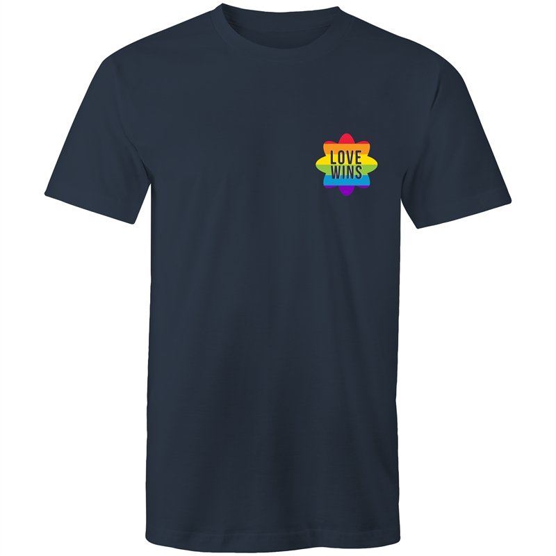 Men's Love Wins Pocket T-shirt