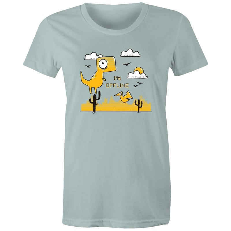 Women's Funny I'm Offline T-shirt