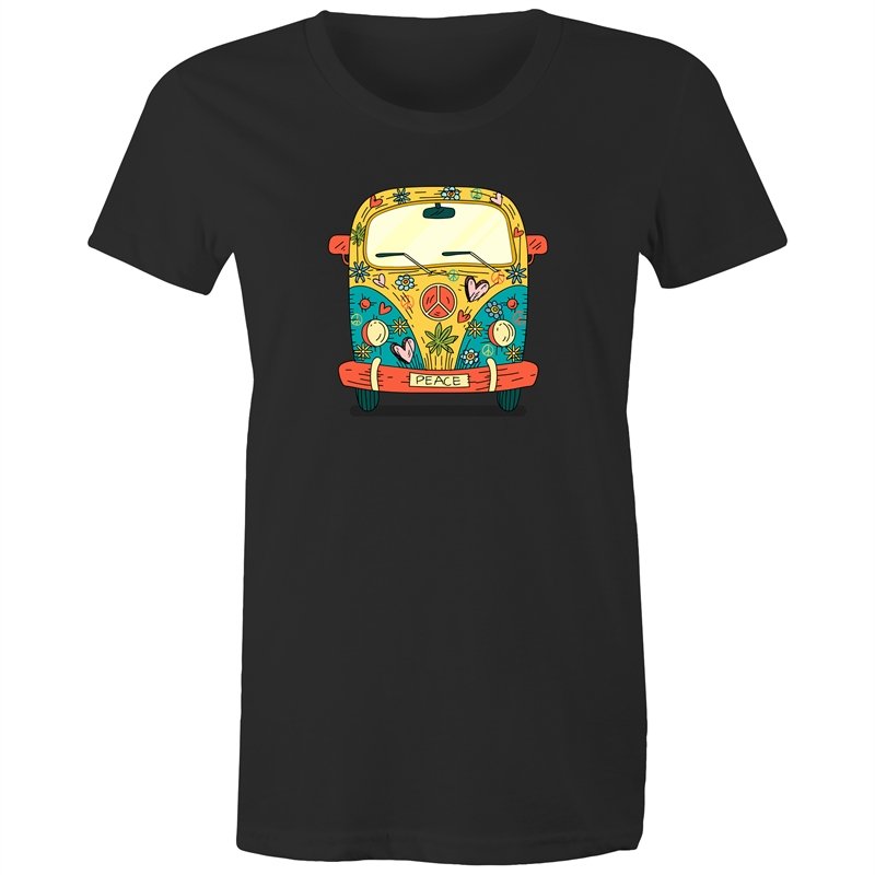 Women's Hippie Peace Van T-shirt
