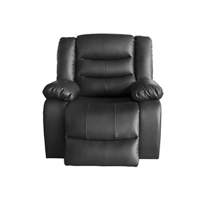 Black 3+1+1 Recliner Sofa Suit