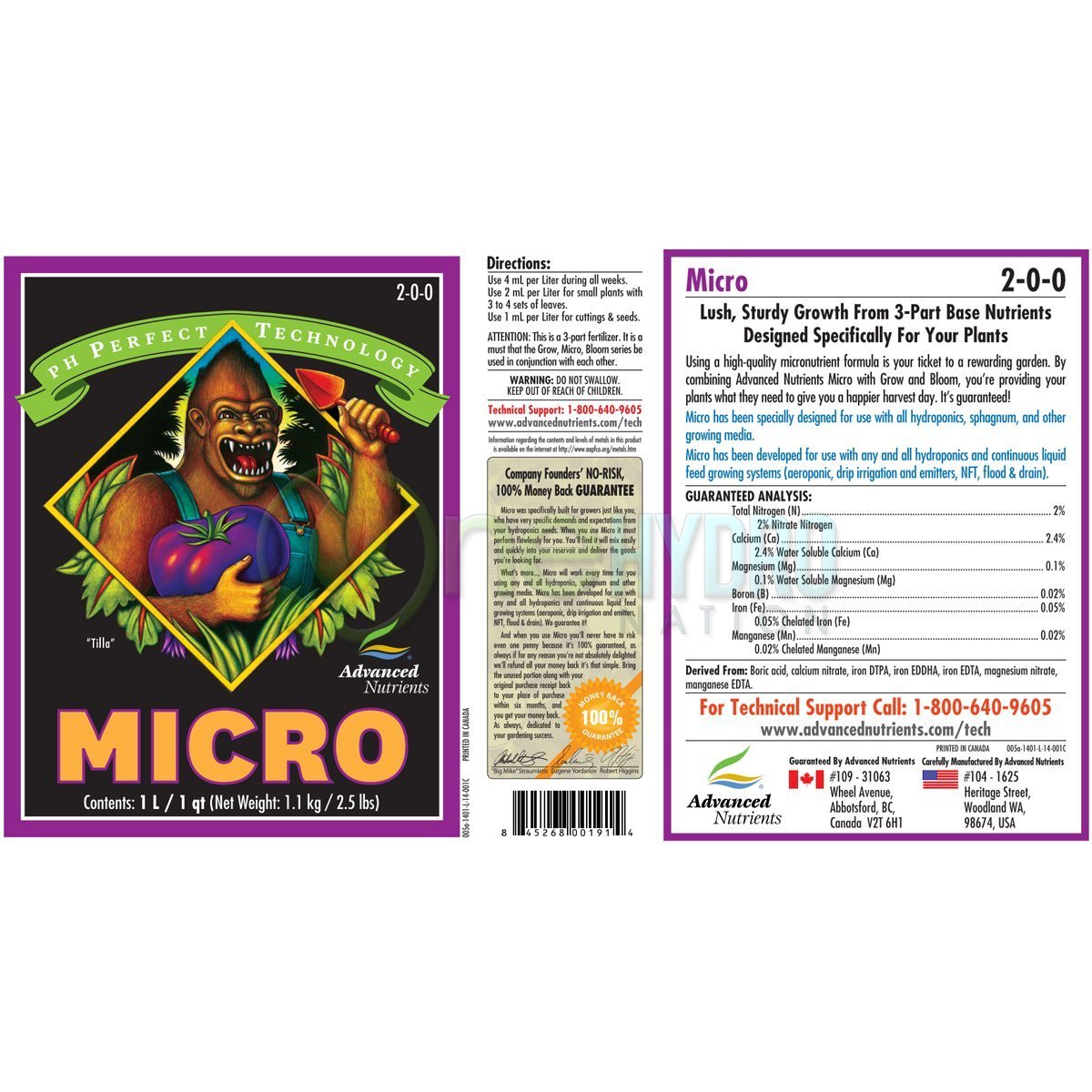 Advanced Nutrients pH Perfect 1L Set - Grow + Micro + Bloom