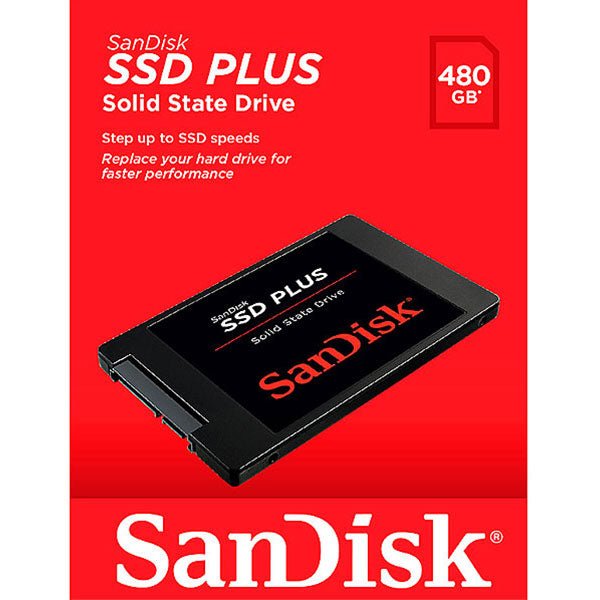 Solid State Drive Sandisk Ssd Plus 480gb Sata Iii SanDisk SSD Plus