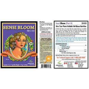 Advanced Nutrients Sensi Bloom Part A & B - 1L